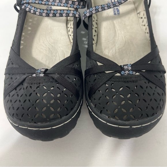 JBU By Jambu Black Floral Outerwear Hiking Gorpcore Hiking Maryjane Shoes 6.5 - Picture 10 of 16